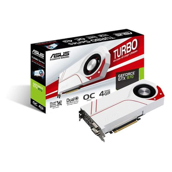 ASUS grafična kartica GeForce Turbo GTX970 4GB DDR5 OC