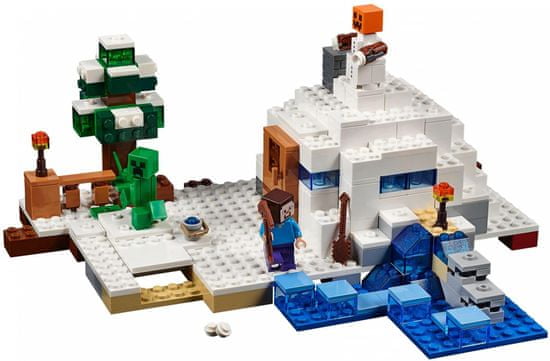 LEGO Minecraft 21120 Skrivališče v snegu