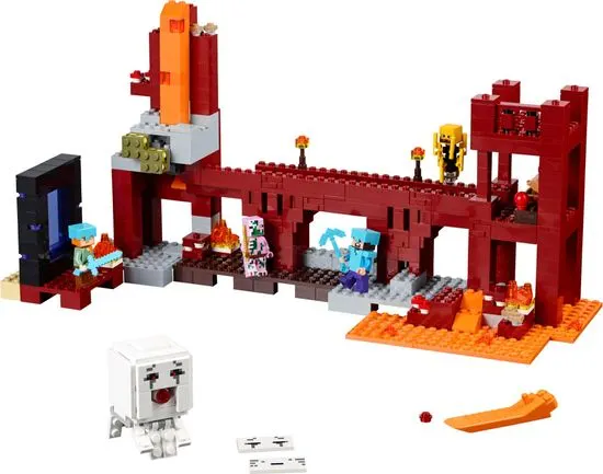 LEGO lego-Minecraft 21122 Utrdba v Netherju - odprta embalaža