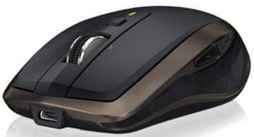 Logitech miška MX Anywhere 2, Unifying, DarkField laser, polnilna