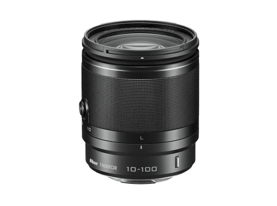 Nikon objektiv 1 Nikkor VR 10–100 mm, f/4,0–5,6, črn