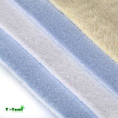 T-tomi bambusova brisača za umivanje, 4 kosi, modra
