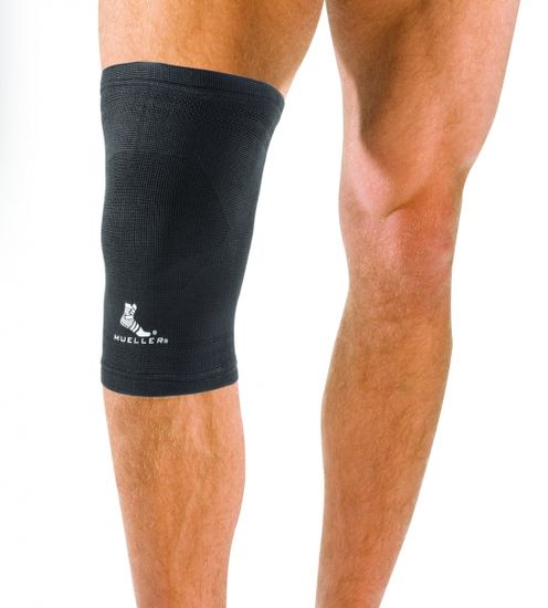 Mueller elastična manšeta za koleno, črna