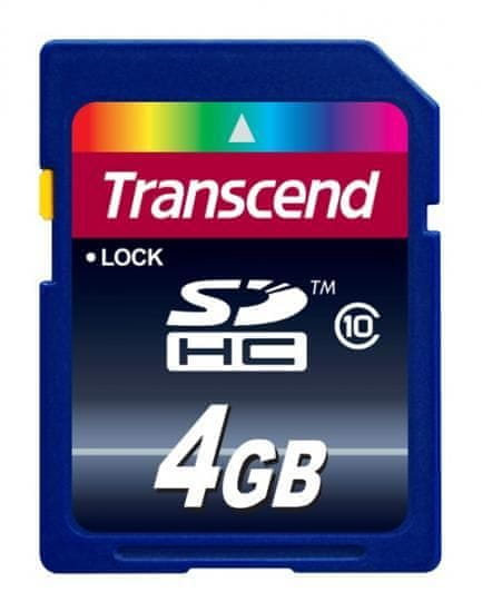 Transcend spominska kartica SD 4 GB TS4GSDHC10