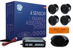 M-Tech parkirni senzorji 4-točkovni z zvočnim signalom