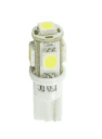 M-Tech žarnica L054 - W5W 5xSMD5050, bela