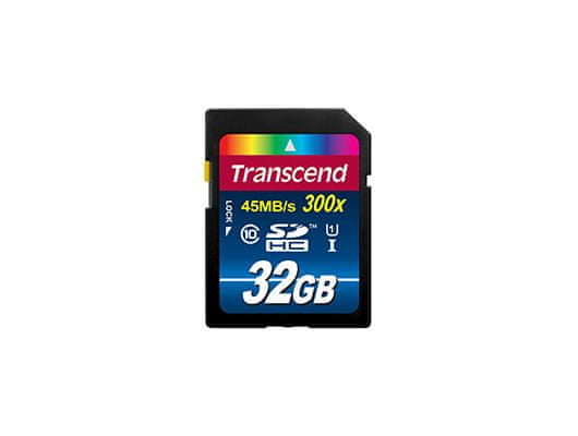Transcend SDHC pomnilniška kartica 32GB C10 UHS (TS32GSDU1)
