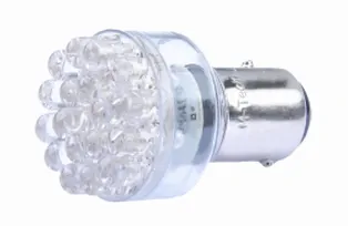 M-Tech žarnica LED L038 - BaY15d 24LED 5mm, bela