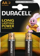 Duracell baterija Basic AA/BL2, 2 kosa
