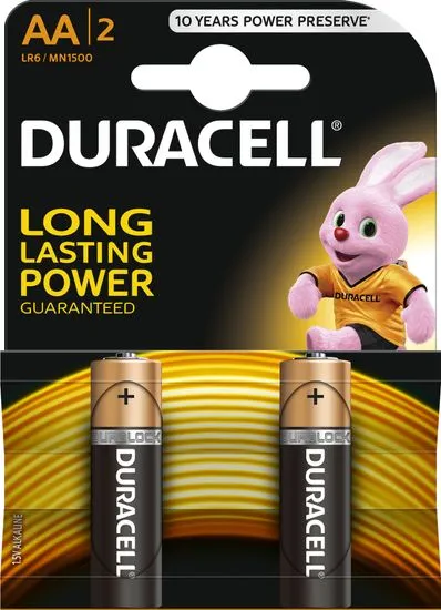 Duracell baterija Basic AA/BL2, 2 kosa