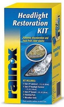 Rain-X komplet za obnovo porumenelih in motnih žarometov Headlight Restoration Kit