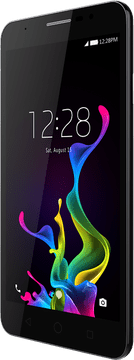 Coolpad GSM telefon Modena, črn + zaščitno steklo + silikonski ovitek