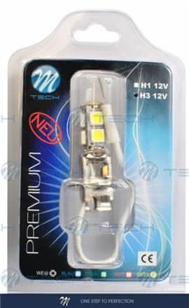 M-Tech žarnica LED H3 X33 9xSMD5050, bela