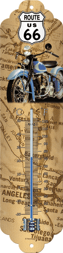 Postershop termometer Route 66 (motor)