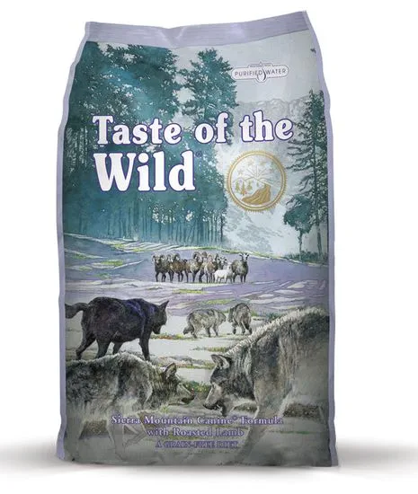 Taste of the Wild Sierra Mountain hrana za pse, pečena jagnjetina, 2 kg