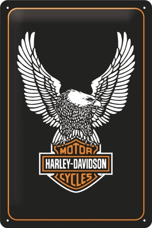 Postershop okrasna tabla Harley-Davidson 20 x 30 cm