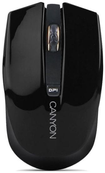 Canyon brezžična optična miška CNS-CMSW5B, 800/1600 dpi, črna