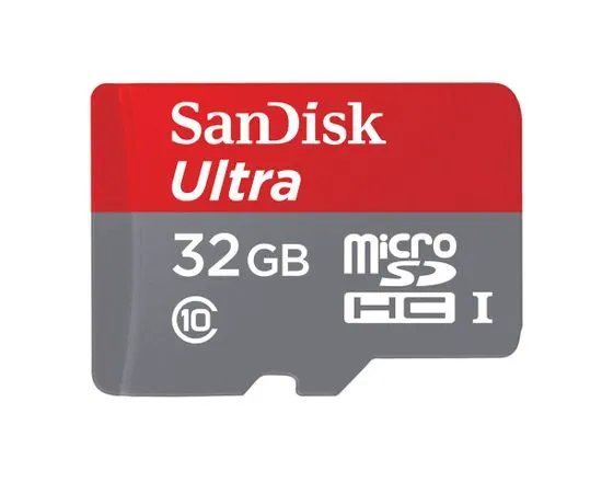 SanDisk pomnilniška kartica microSDHC 32GB Class 10 UHS-I + adapter