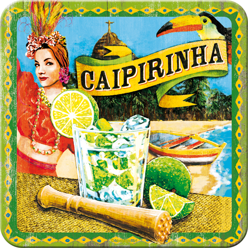 Postershop set podstavkov Caipirinha, 5 kos