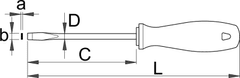 Unior garnitura izvijačev v kartonu - 607B5NI (617037)