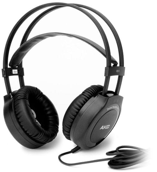 AKG naglavne slušalke K511, črne