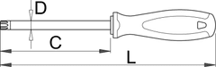 Unior garnitura izvijačev s TX profilom v kartonu - 621CS7TBI (612300)