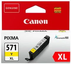 Canon kartuša 571 XL, rumena (CLI-571Y)