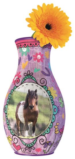 Ravensburger sestavljanka 3D, vaza s konji