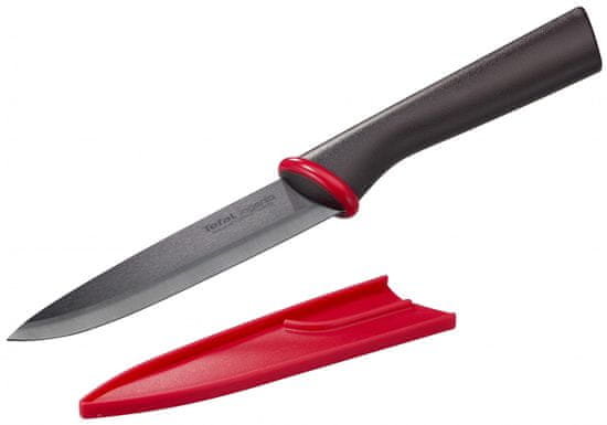 Tefal Ingenio univerzalni keramični nož, črn, 13 cm