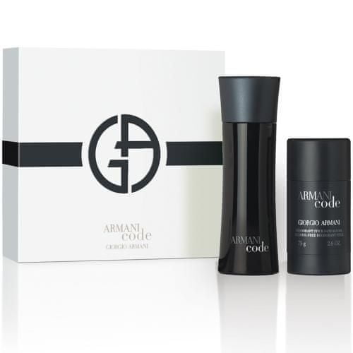 Giorgio Armani Code For Men - EDT 75 ml + deodorant v stiku 75 ml