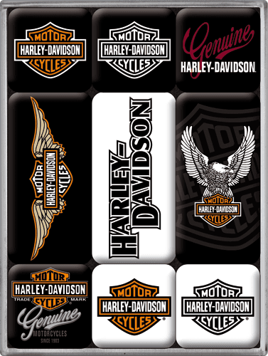 Postershop set magnetov Harley-Davidson 1, 9 kos