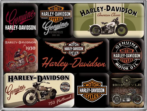 Postershop set magnetov Harley-Davidson 2