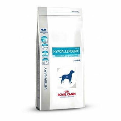 Royal Canin hrana za starejše in kastrirane pse VD Hypoallergenic Moderate Calorie, 14kg - Odprta embalaža