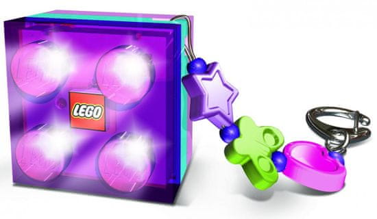 LEGO Friends obesek za ključe z led lučko, vijolična