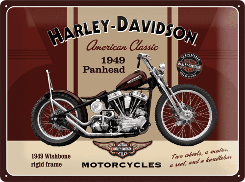 Postershop okrasna tabla Harley-Davidson 30 x 40 cm