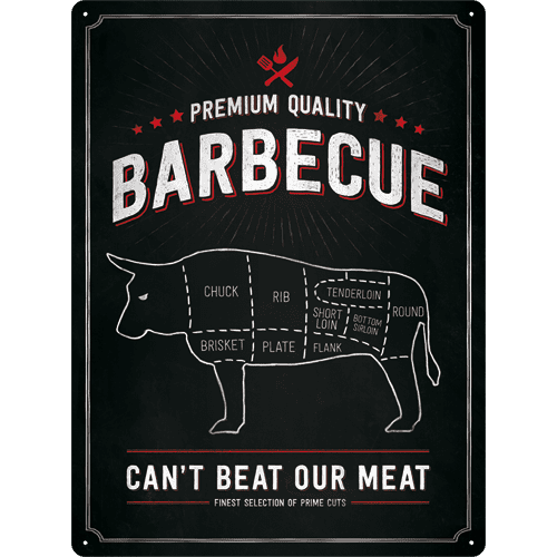 Postershop okrasna tabla Barbecue (Premium Quality) 30 x 40 cm