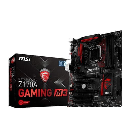 MSI osnovna plošča Z170A Gaming M3 LGA1151 ATX