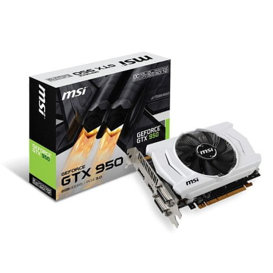 MSI grafična kartica GeForce GTX 950 2GB DDR5 PCI-E (GTX 950 2GD5 OC)