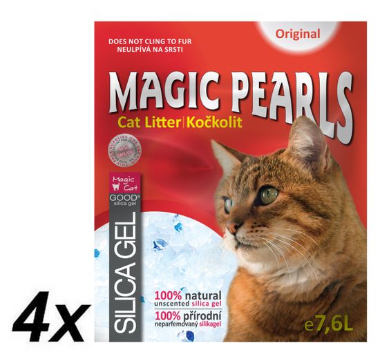 Magic stelja za mačke Pearl Original, 4 x 7,6 l