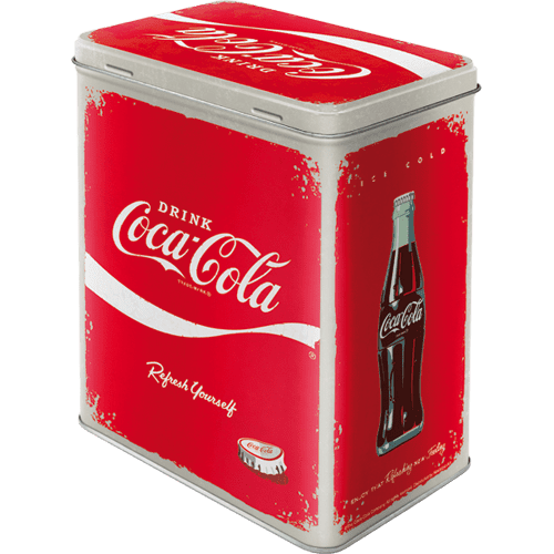 Postershop retro okrasna škatla Coca-Cola L