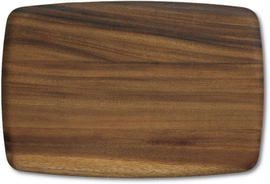 Kela kuhinjska deska za rezanje iz akacije, 37 x 25 cm