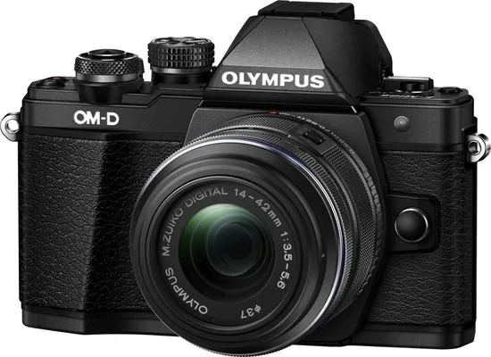 Olympus OM-D E-M10 Mark II + 14-42 II R fotoaparat, črn - Odprta embalaža