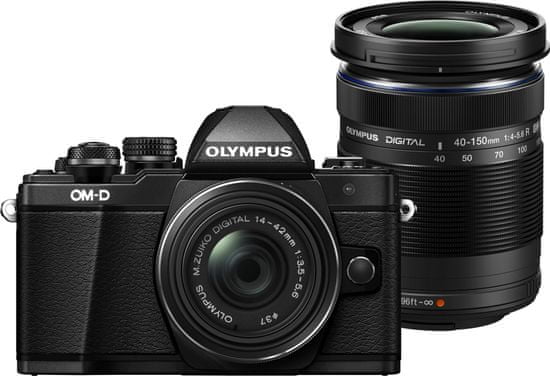 Olympus fotoaparat OM-D E-M10 Mark II + 14-42 mm EZ + 40-150 mm R