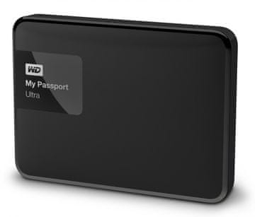 Western Digital zunanji trdi disk My Passport Ultra 3TB USB 3.0, črn