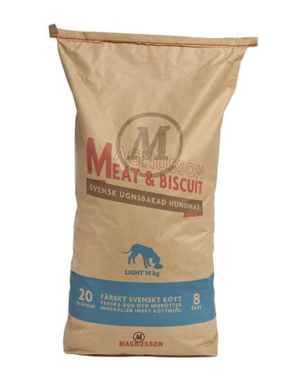 Magnusson Light hrana za pse Meat&Biscuit, 4,5 kg - Poškodovana embalaža