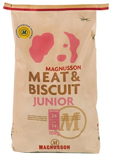 Magnusson hrana za mlade pse Meat&Biscuit Junior, 10kg - odprta embalaža