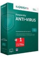 Kaspersky anti-virus obnova 1 leto 1 PC + 3 meseci Gratis