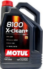 Motul olje 8100 X-Clean Plus 5W-30, 1 liter