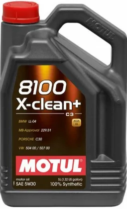 Motul olje 8100 X-Clean Plus 5W-30, 5 litrov