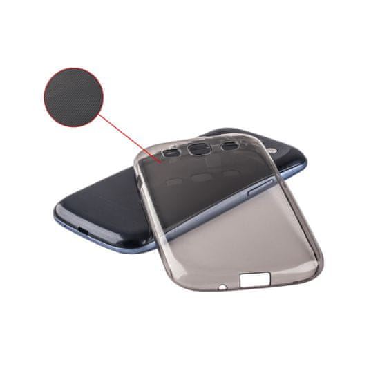 Silikonski ovitek za Samsung Galaxy S5 G900, prozorno črn